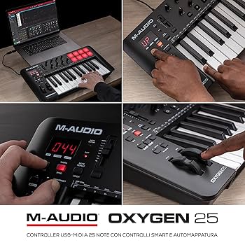 M-Audio Oxygen 25 MKV – Tastiera MIDI Controller USB a 25